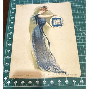 Yale University Yell Womens Vintage Illustration Print 1902 Maud Stumm